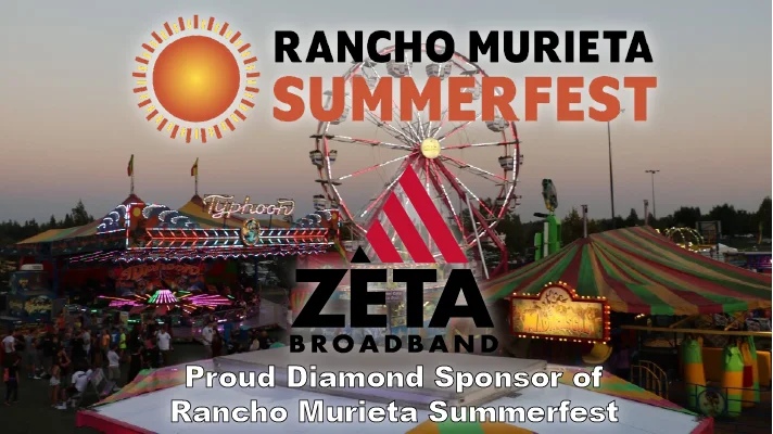 Zeta Broadband Announces Sponsorship of Rancho Murieta Summerfest